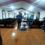 Entrega de Pinturas a las Iglesias del Ejido Virgenes y el Ejido el Palmar