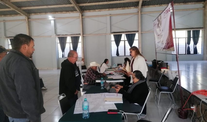 Apoyo para escrituración de lotes por parte de ITAVU